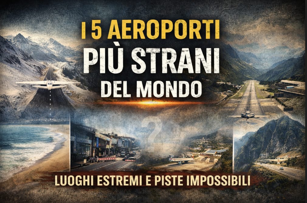 I 5 aeroporti più strani e pericolosi del mondo