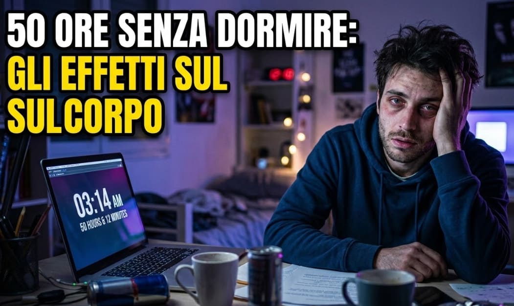 Cosa Succede al Tuo Corpo se Non Dormi per 50 Ore Consecutive?
