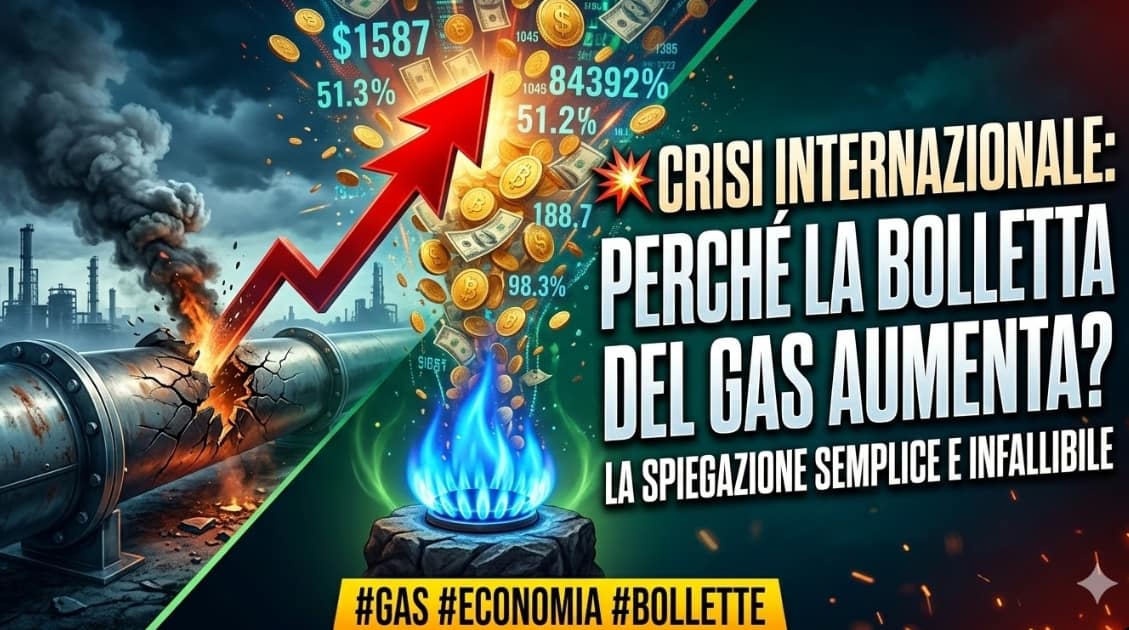Crisi Internazionale: Perché la Bolletta del Gas Aumenta? La Spiegazione Semplice e Infallibile