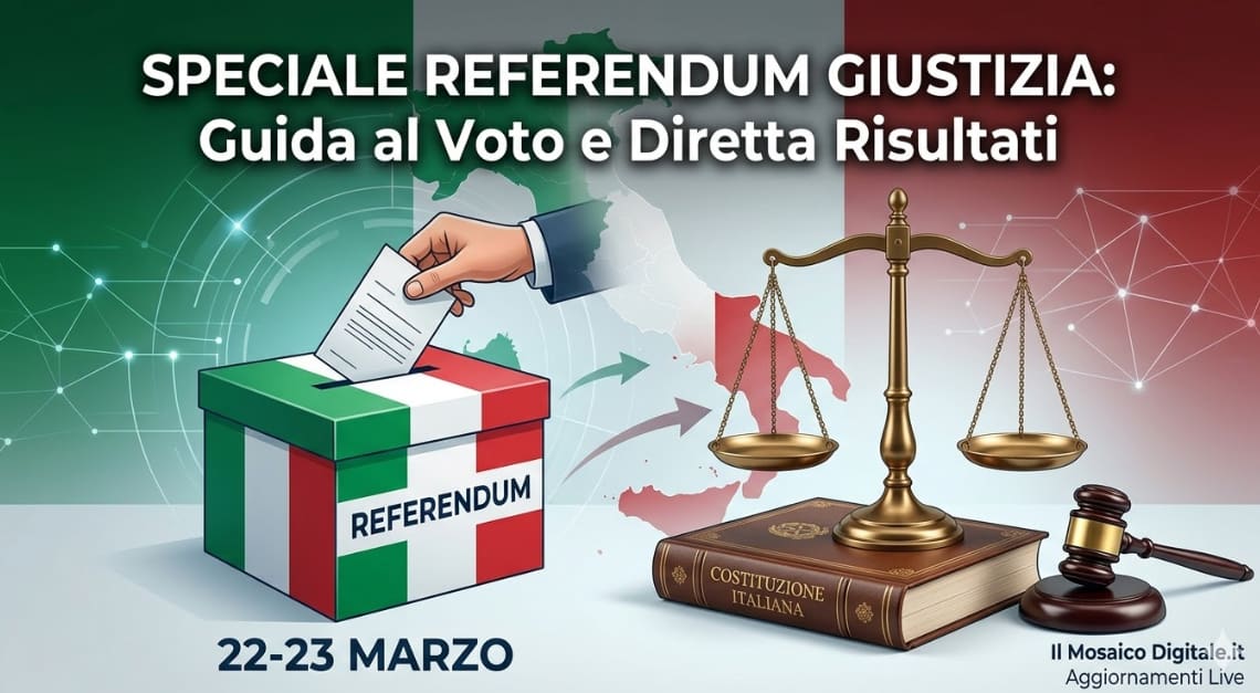 Referendum Giustizia 2026: Guida al voto e aggiornamenti in diretta