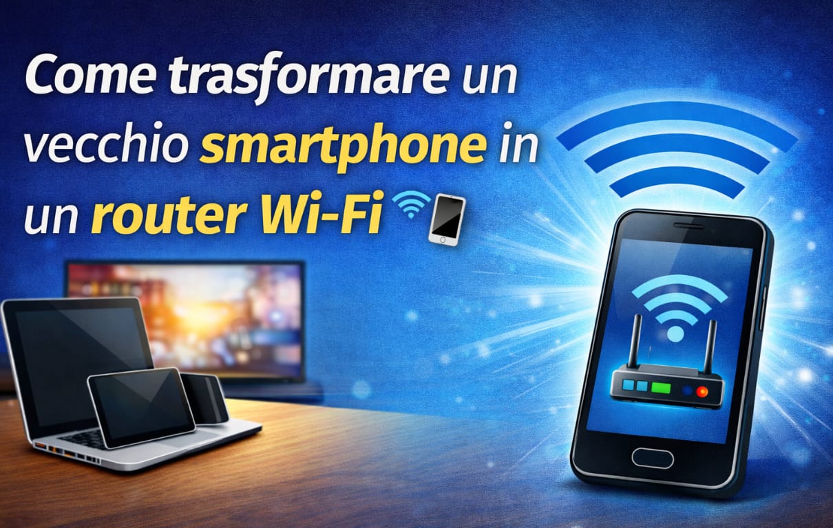 Guida Completa 2026: Come Trasformare un Vecchio Smartphone in un Router Wi-Fi Portatile