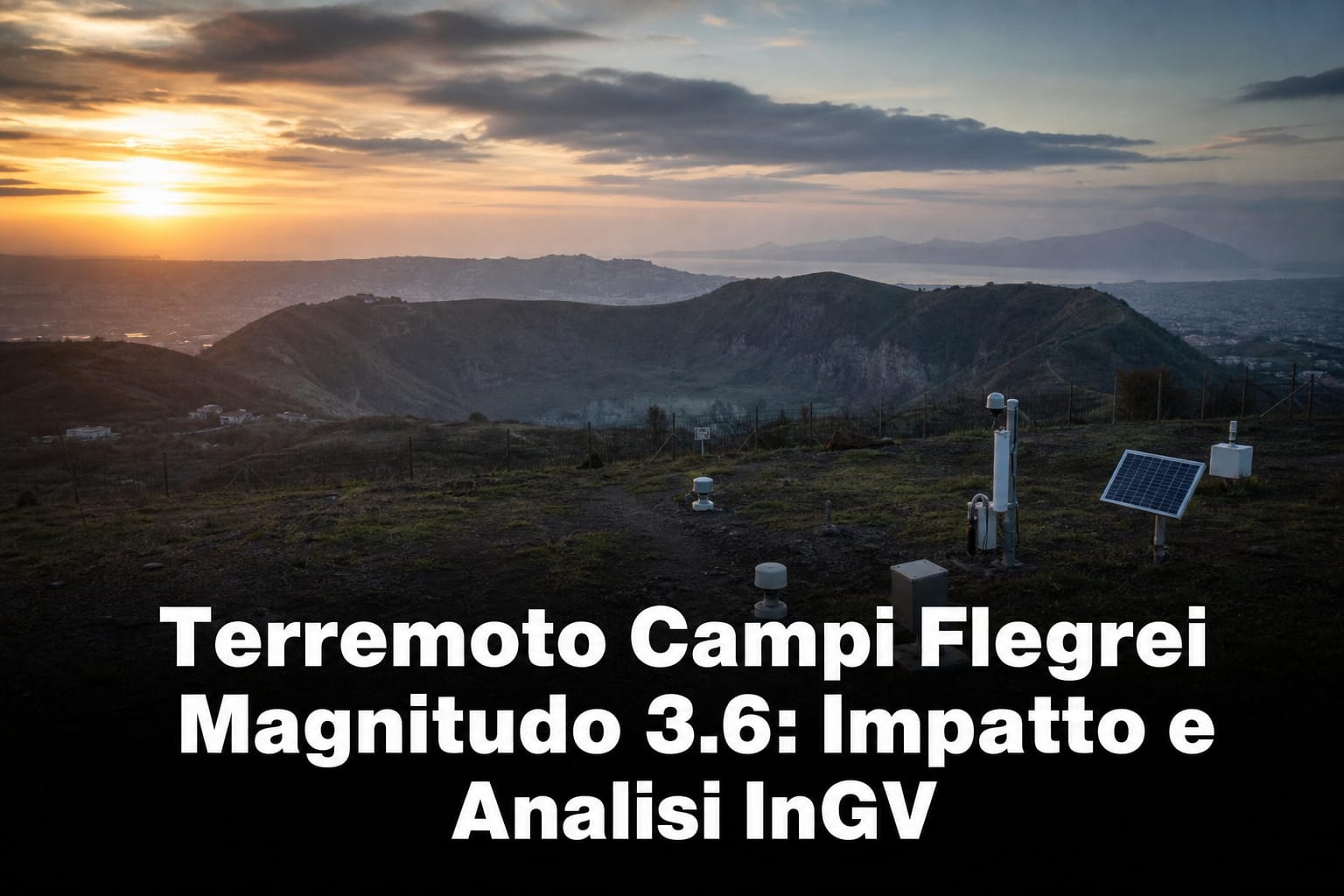 Monitoraggio sismico dei Campi Flegrei dopo la scossa di magnitudo 3.6, analisi impatto e dati INGV.