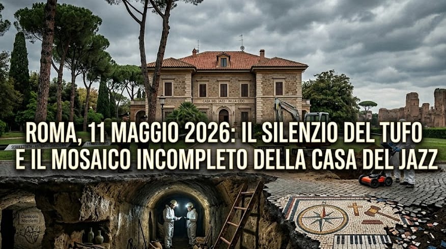 Roma, 11 Maggio 2026: Il Silenzio del Tufo e il Mosaico Incompleto della Casa del Jazz