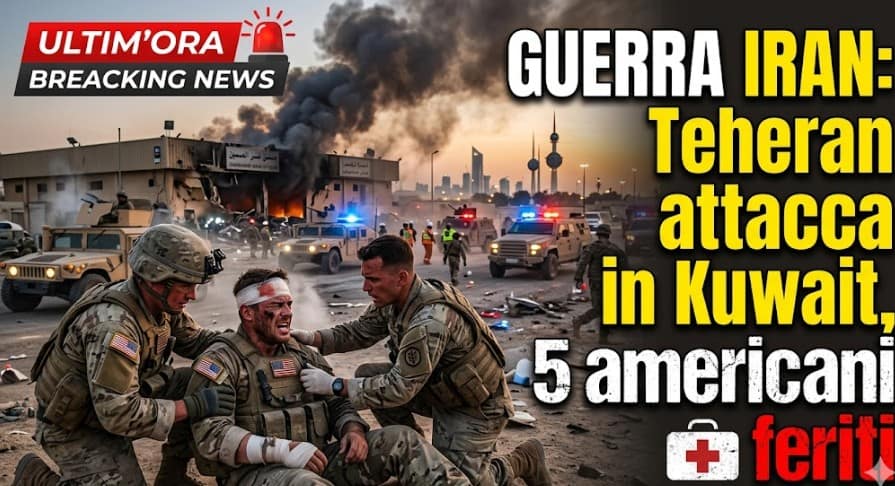 Guerra Iran: Teheran attacca in Kuwait, 5 americani feriti