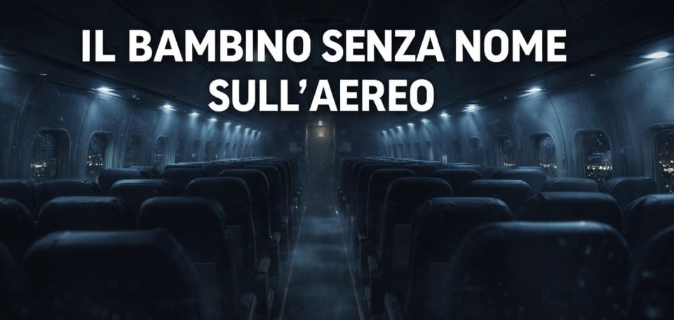 Il Bambino Senza Nome sull’Aereo