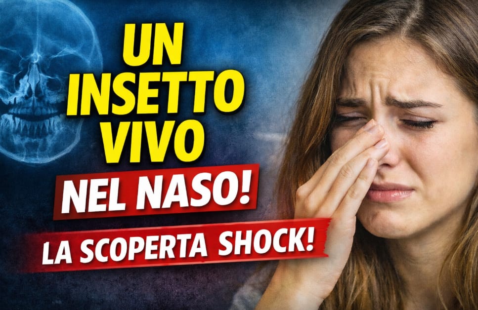 Insetto vivo nel naso: la storia di Valeria tra realtà medica e video virali