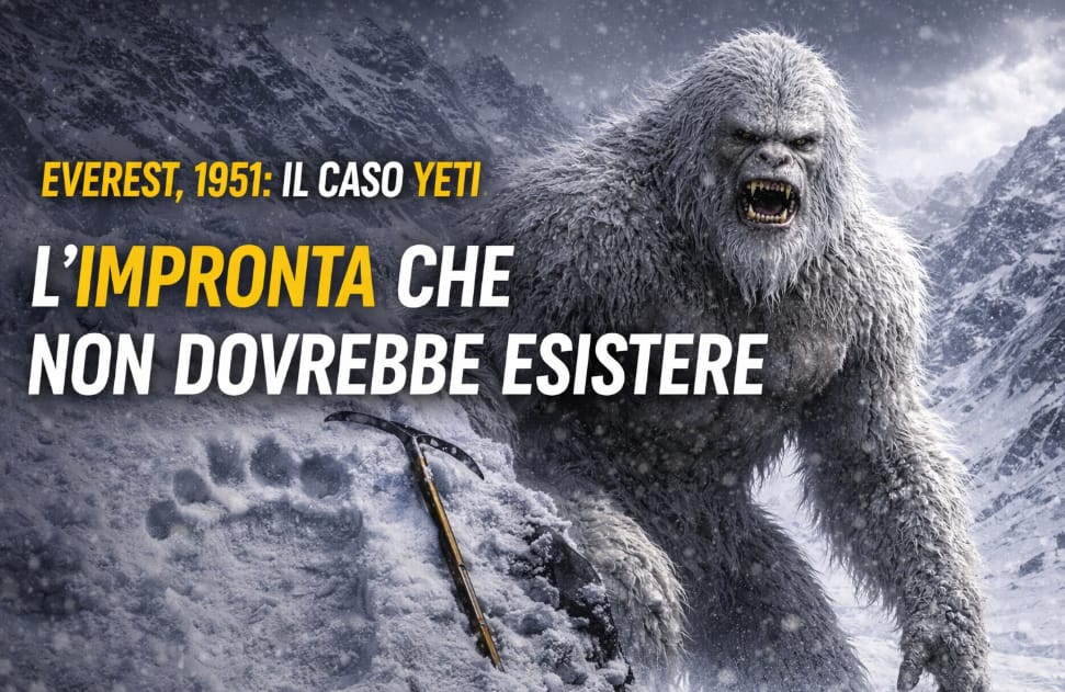 L’impronta che non dovrebbe esistere: il caso Yeti dell’Everest del 1951
