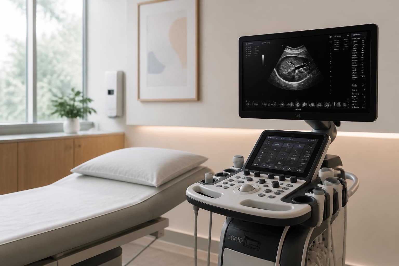 Ambiente diagnostico moderno con macchinari per accertamenti medici sportivi avanzati.